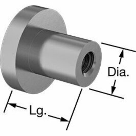 BSC PREFERRED Precision Acme Flange Nut 3/4-5 Thread Size 97790A120